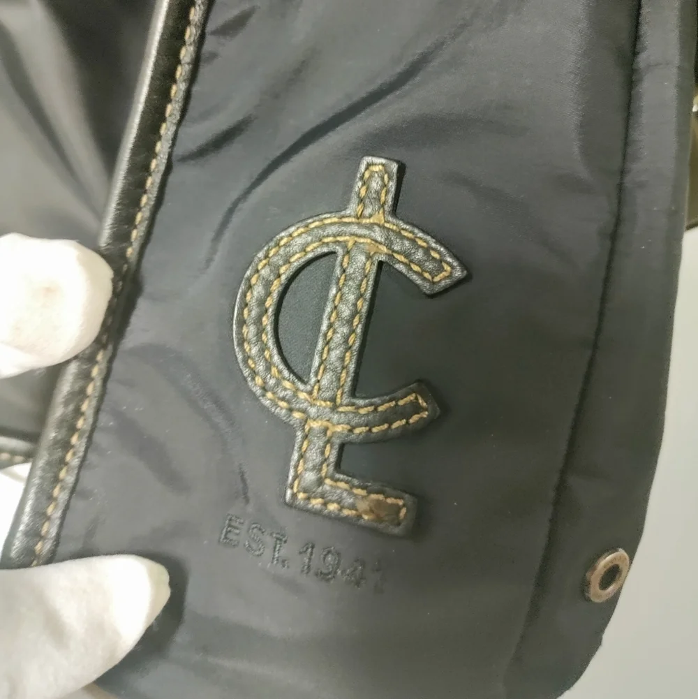 🗼RARE🗼Coach unisex black nylon messenger bag 5373